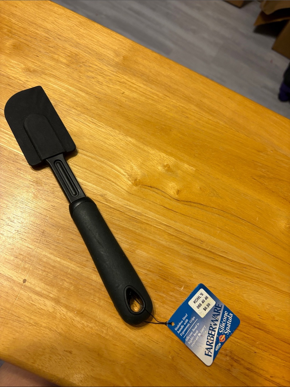 Farberware Black Silicone Kitchen Spatula